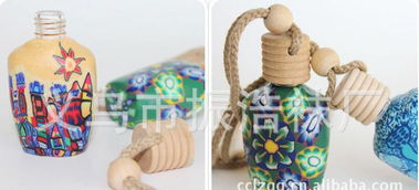 汽车软陶瓶饰品 点缀车厢的香气与艺术